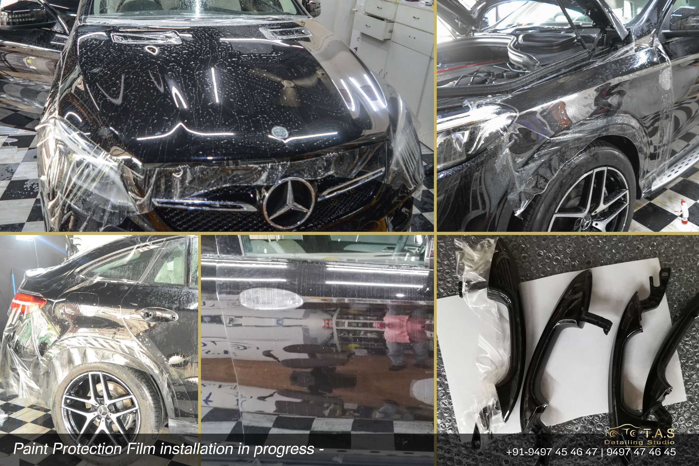 Benz GLE PPF, Completed at TAS, Travancore Auto Spa, Detailing Studio