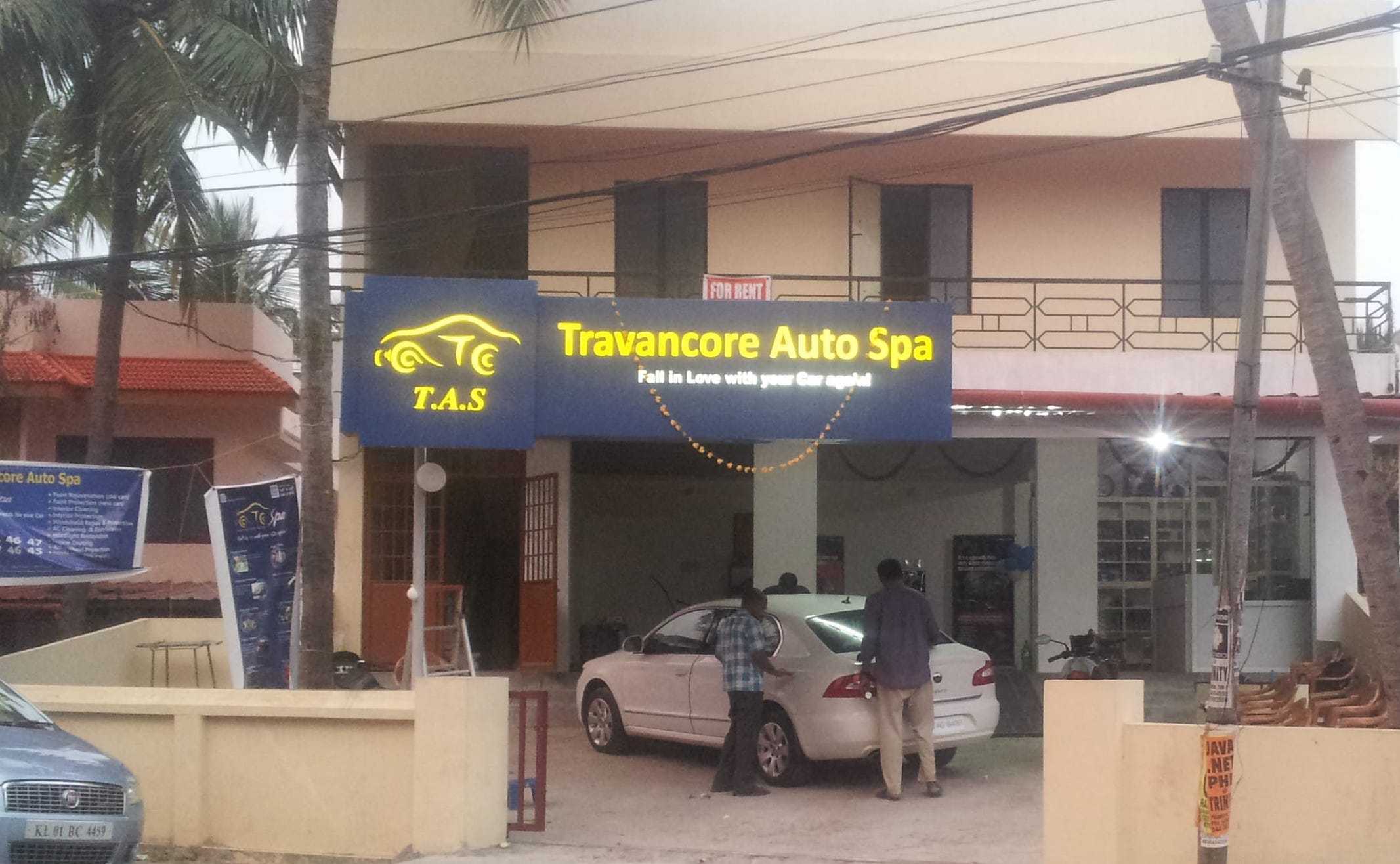 First day First vehicle at Travancore Auto Spa, Trivandrum