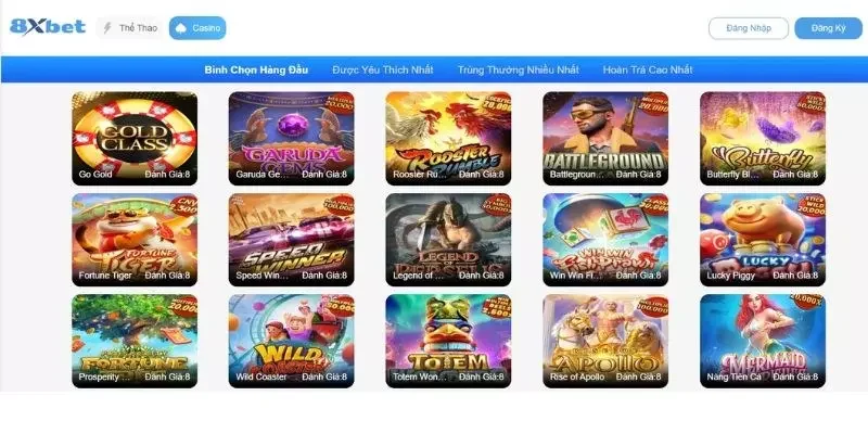 4 ưu điểm vượt trội của 8XBET phiên bản 2025